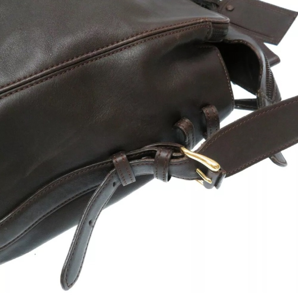 CHANEL 💯% authentic brown leather travel bag HUGE - Picture 7 of 8